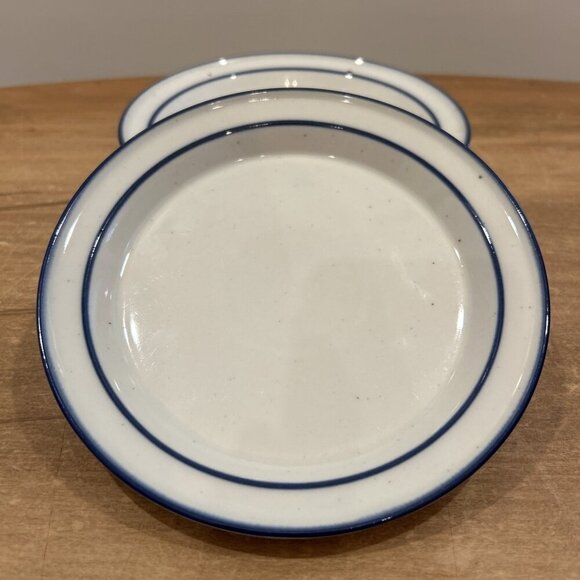 Set of 5 Dansk Niels Refsgaard Blue Mist Stoneware Bread Plates 7" Denmark - Picture 3 of 4